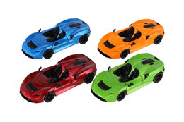 Auto Kinsmart McLaren Elva kov/plast 13cm na zpětné natažení 4 barvy 12ks v boxu