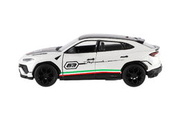 Auto Kinsmart Lamborghini Urus Performante 1:40 kov/plast 13cm 4 barvy na zpětné nat. 12ks v boxu
