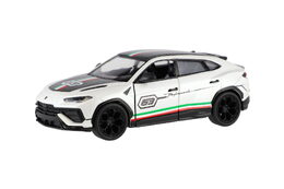 Auto Kinsmart Lamborghini Urus Performante 1:40 kov/plast 13cm 4 barvy na zpětné nat. 12ks v boxu