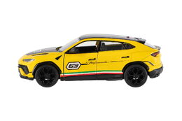 Auto Kinsmart Lamborghini Urus Performante 1:40 kov/plast 13cm 4 barvy na zpětné nat. 12ks v boxu