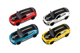 Auto Kinsmart Lamborghini Urus Performante 1:40 kov/plast 13cm 4 barvy na zpětné nat. 12ks v boxu