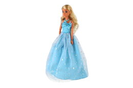 Panenka Anlily kloubová plast 30cm ve večerních šatech v krabici 24x33x7cm