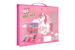 Sada na malování - Art box kreativní sada s jednorožcem 160ks v plastovém kufříku 34x27x3,5cm