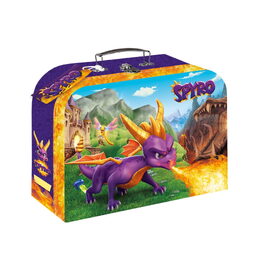 Kufřík/Kufr školní papírový Spyro 25x18x9cm
