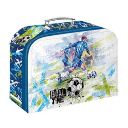 Kufřík/Kufr školní papírový Goal time 35x23x10cm