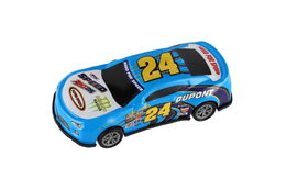 Auto závodní kov/plast 10cm na zpětné natažení mix druhů 12ks v boxu