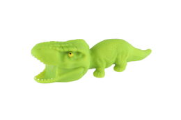 Dinosaurus plněný pískem 180g mačkací antistresový silikon 18cm 4 barvy v sáčku 12ks v boxu