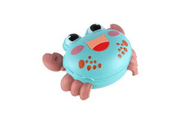 Krab zmáčkni a jeď plast 11x8cm na zpětné natažení 3 barvy 9ks v boxu