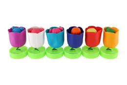 Panenka květinová víla plast 12cm pevné tělo mix druhů v blistru 12ks v boxu