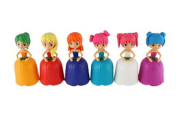 Panenka květinová víla plast 12cm pevné tělo mix druhů v blistru 12ks v boxu