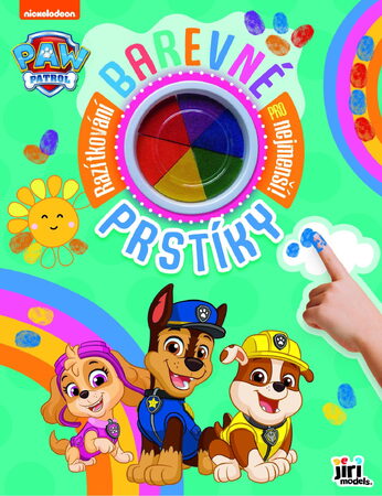 Sešit Barevné prstíky Tlapková patrola/Paw patrol s prstovými barvami 23x30cm