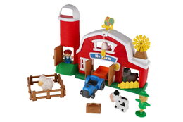 Sada farma se silem na obilí s doplňky plast na baterie se zvukem v krabici 50x39cm 18m+