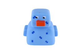 Kačenka pixel do vany guma 8x10cm 4 barvy 24ks v boxu