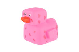 Kačenka pixel do vany guma 8x10cm 4 barvy 24ks v boxu