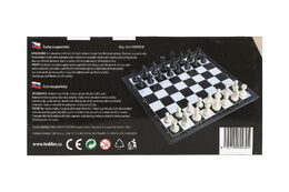 Šachy magnetické plast společenská hra v krabičce 32x16x4cm