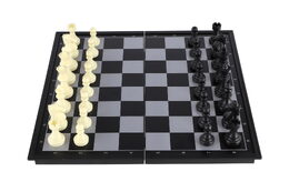 Šachy magnetické plast společenská hra v krabičce 32x16x4cm