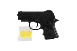 Pistole na kuličky plast 14cm + kuličky na kartě 13x20cm