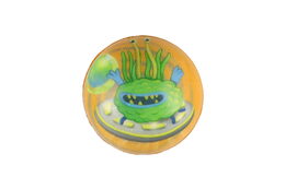 Míček skákací vesmír pěnový 6cm mix barev 18 ks v boxu