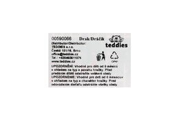 Dráček/Drak baby plyšový 12x19cm 4 barvy 0m+