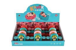 Panáček na lehátku na natažení do vody plast 13x9cm 4 barvy 12ks v boxu