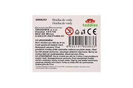 Panáček na lehátku na natažení do vody plast 13x9cm 4 barvy 12ks v boxu