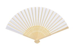 Vějíř skládací dřevo 21cm v sáčku karneval