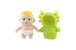 Hračka antistresová mačkací silikon 14cm v sáčku 12ks v boxu