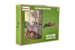 Sada farma kůň s doplňky plast v krabici 30x24x6cm