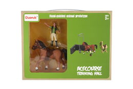 Sada farma kůň s doplňky plast v krabici 30x24x6cm