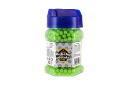 Kuličky do pistole 1200ks plast 6mm mix barev v plastové láhvi 12ks v boxu