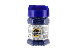 Kuličky do pistole 1200ks plast 6mm mix barev v plastové láhvi 12ks v boxu