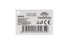 Loď/Plachetnice do vody plast 2 barvy 12x21cm