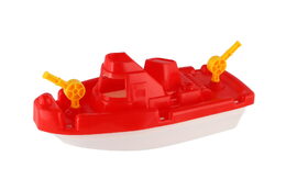 Loď rybářská do vody plast 2 barvy 12x28cm