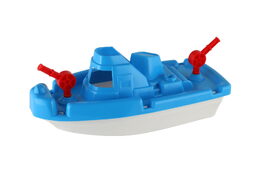 Loď rybářská do vody plast 2 barvy 12x28cm