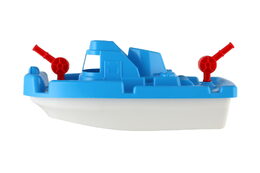 Loď rybářská do vody plast 2 barvy 12x28cm