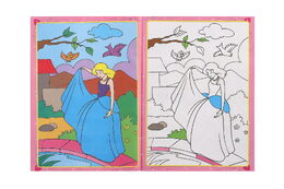 Maľovanky s krásnymi princeznami so samolepkami SK verzia 21x29cm