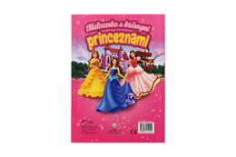Maľovanky s krásnymi princeznami so samolepkami SK verzia 21x29cm