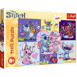 Puzzle Lilo&Stitch - Bláznivý Stitch 300 dílků 60x40cm v krabici 40x27x4cm