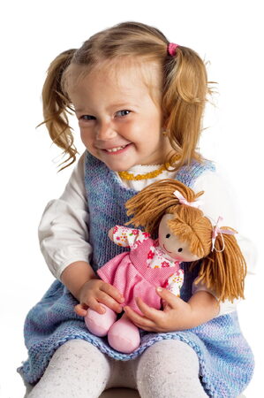 Panenka Anička hadrová plyš 20cm slovensky mluvící na kartě