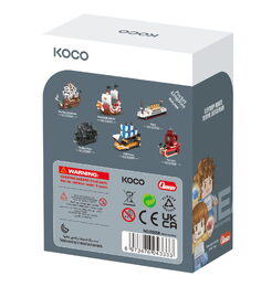 Stavebnice mini KOCO Titanic plast 271ks v krabičce 11x15x6cm