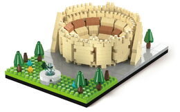 Stavebnice mini KOCO Koloseum plast 505ks v krabici 13x17x7cm