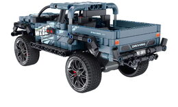 Stavebnice iM.MASTER auto na zpětné natažení plast 463 dílků v krabici 31x23x7cm