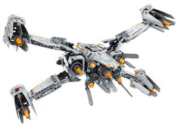 Stavebnice iM.MASTER vesmírná loď s mechanickým pohonem plast 1018 dílků v krabici 35x27x7cm