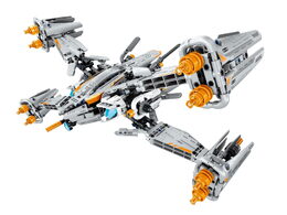 Stavebnice iM.MASTER vesmírná loď s mechanickým pohonem plast 1018 dílků v krabici 35x27x7cm