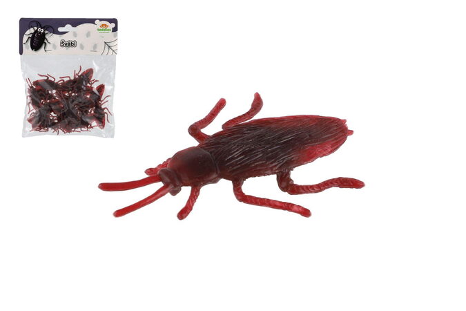 Pavouk svítící ve tmě 20ks plast 5x3cm v sáčku