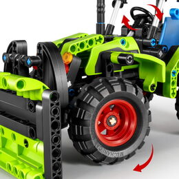 Stavebnice iM.MASTER traktor/traktor s valníkem 2v1 plast 346 dílků v krabici 31x23x6,5cm