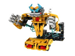 Stavebnice iM.MASTER hydraulický bojový robot plast 717 dílků v krabici 35x27x7cm