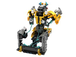 Stavebnice iM.MASTER hydraulický bojový robot plast 717 dílků v krabici 35x27x7cm