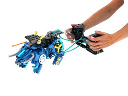 Stavebnice iM.MASTER hydraulický bojový býk plast 623 dílků v krabici 35x27x7cm