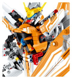 Stavebnice iM.MASTER bojový robot plast 833 dílků v krabici 35x27x7cm